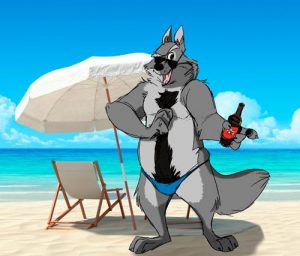 el perro lobo y el calor